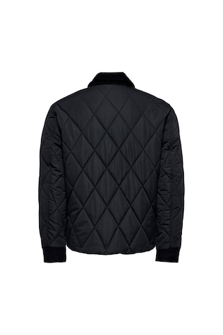 Only & Sons Onsjohnny Quılt Jacket Otw Erkek Siyah Ceket - 22034877 Siyah