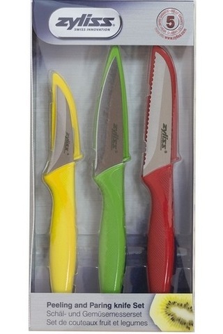 Zyliss Soft Fruit Peeler and Knife 12 Piece DKB E950002