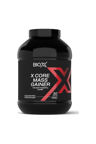 Mass Gainer Çikolata Aromalı 3 Kg 30 Servis X Core Karbonhidrat Tozu + Shaker
