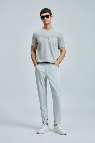 Lufian 111020238 Love Modern Grafik T- Shirt Erkek Tişort Bej