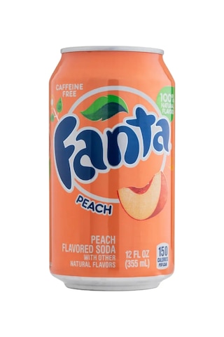 Fanta Peach Şeftali Aromalı Gazlı İçecek 355 Ml 3 Adet