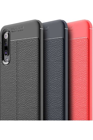 Xiaomi Mi 9 Kılıf Zore Niss Silikon Kapak Siyah