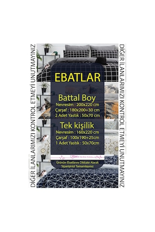 Battal Boy Lüks Pamuklu Nevresim Seti Esinti Desen Çok Renkli