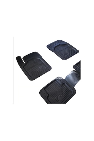 Her Araca Uyumlu 3D Havuzlu Oto Paspas Seti Siyah 5 Parça N11.5945