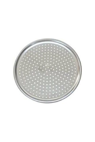 Delikli Pizza Tepsisi Lahmacun Pide Tepsisi 32cm Metal