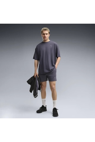 Puma M Cloudspun Oversızed Tee Mor Erkek T-shirt