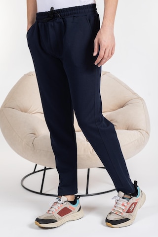 Mutlu City Double Face Kumaş Basic Düz Model Rahat Kalıp Pantolon Kesim Trend Erkek Eşofman Altı-2880-lacivert Lacivert