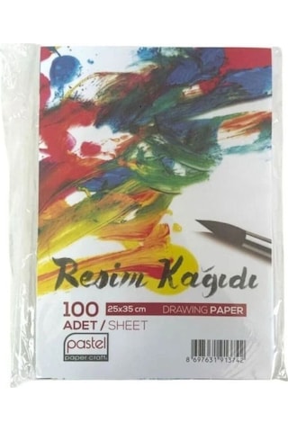 Sanatsal Kağıt Resim Kağıdı 100'lü 25 35