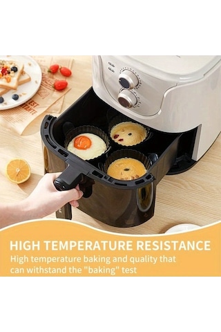 Trendooze 3 Bölmeli Siyah Kalın Mikrodalga Fırın Kek Kalıbı Yumurta Pişirme Kabı Seti