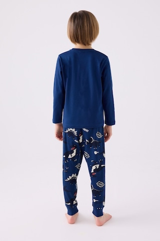 Rolypoly Erkek Çocuk İndigo Pijama Takım 3428 001