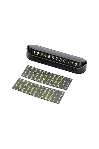 Araç Numaratörü Fosforlu Oto Numaratik Led Park Telefon Numarası Ford Fiesta Fiat Egea Renault Clio