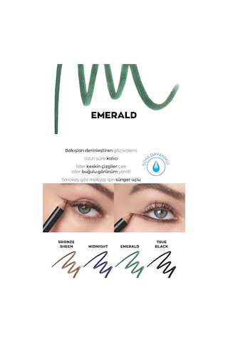 Avon Kohl Sünger Uçlu Suya Dayanıklı Göz Kalemi Emerald