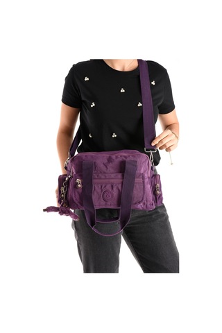 Ultra Hafif Su Geçirmez Çok Cepli Omuz Çantası Mor Model: 571-5m Mor