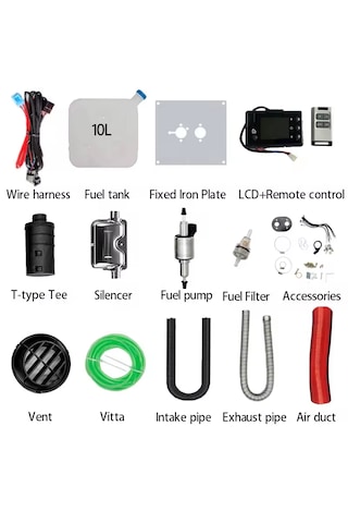 Dizel Isıtıcı 5kw 12v 24v