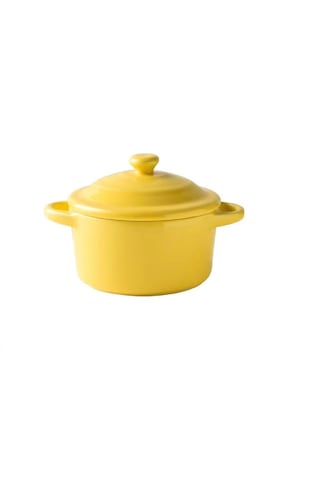 Seramik Pişirme Kabı - Sarı 200ml