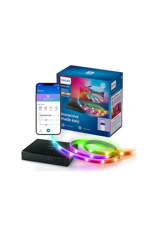 Philips Smart Lighting Hdmı 2.0 Sync Box Kiti 75"-85" Tv'ler İçin - Google Home, Alexa, Homekit Ve Matter Uyumlu Çok Renkli
