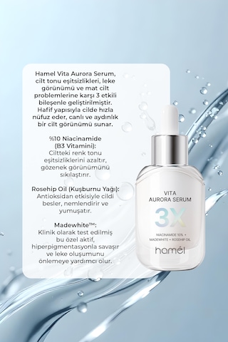 Hamel 3X Vita Aurora Leke Karşıtı Serum 30 ML