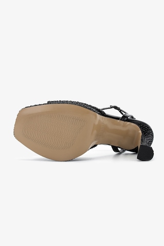Valmenti Kadın Suni Deri Siyah Taşlı Night Shoes Ayakkabı 921 655 Bn Ayk Y26 Sıyah Taslı