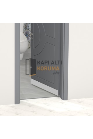 Kapı Altı Koruma U Plastik Beyaz