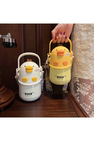 Lyon Sevimliördekçik Termos Kupasıbeyaz Beyaz