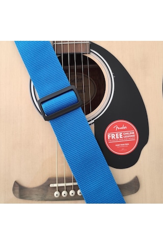 Raymond Joes Rj100Bl Gitar Askısı Polipropilen Deri Başlı