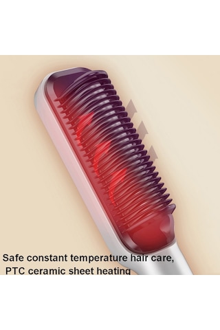 Sones Zf-888 60w Çift Amaçlı Atel Elektrikli Bukle Tarak Düz Saç Ve Kıvırcık Saçlar İçin Ab Fişi Beyaz