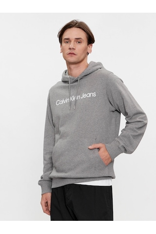 Calvin Klein Calvın Kleın Erkek Sweatshırt J30j322551-p2d Gri
