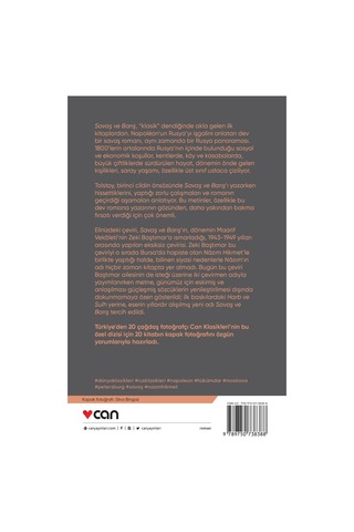 Savaş Ve Barış - Lev Nikolayeviç Tolstoy - Can Yayınları