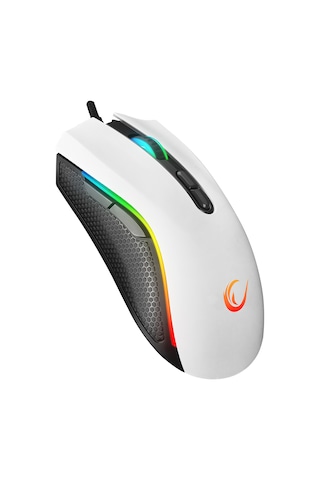 Rampage Smx-r44 V2 Makrolu Beyaz 12800 Dpı Rgb Ledli 80 Million Huano Switch Gaming Oyuncu Mouse Smx-r44 V2