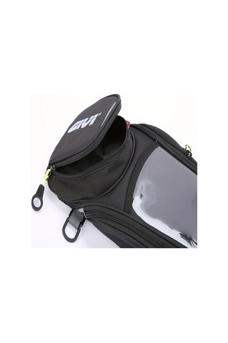 Motion003 1 Adet Gıvı9527 Motosiklet Yakıt Çantası Mobil Telefon Navigasyon Tankı Çok Fonksiyonlu Küçük Yağ Rezervuar Paketi 1 Pcs 20l Black