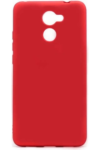 Huawei Y7 Prime Kılıf Zore Premier Silikon Kapak Kırmızı