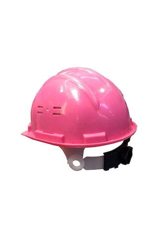 Pembe Baret Ayarlanabilir Başlıklı Mühendis Baret Kadınlara Özel