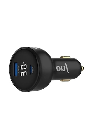 30w Hızlı Araç Şarj Aleti Type-c + Usb-a