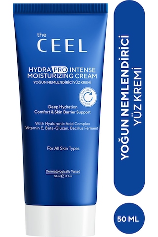 The Ceel Su Bazlı Yoğun Nemlendirici & Bariyer Destekleyici Krem | Hyaluronik Asit Kompleksi, Allantoin 50 ml