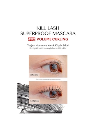 Clio Kill Lash Superproof Mascara 02 Volume Curling
