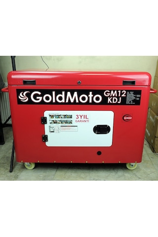 Goldmoto Gm12Kdj Dizel Jeneratör 10 Kva Monofaze Marşlı Kabinli