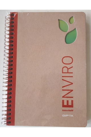Gıpta Çizgili Defter 100 Yaprak Spralli 17 x 24 Sert Karton Kapak