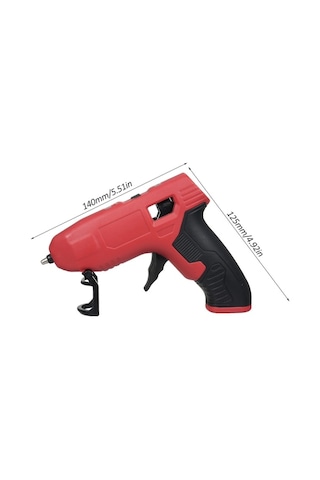 Pazly 4.2v Kablosuz Sıcak Tutkal Makinesi, Tip-c Şarjlı Mini, 15 Tutkal Çubuğu