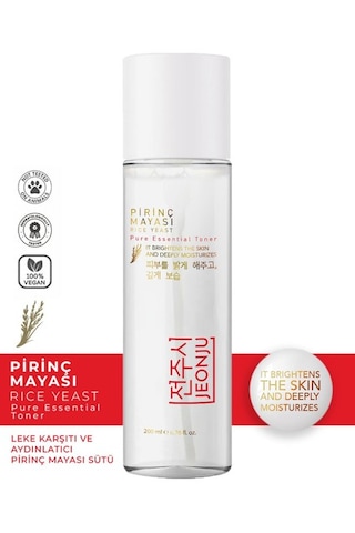 Jeonju Pirinç Mayası Beyazlatıcı Aydınlatıcı Leke Karşıtı Nemlendiri Tonik 200 Ml