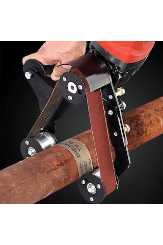 Taş Motoru Esnek Şerit Zımpara Aparatı Kayışlı Zımpara Dönüştürücü 740x40 Mm Rox Wood 0059