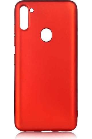 Galaxy A11 Kılıf Zore Premier Silikon Kapak Kırmızı
