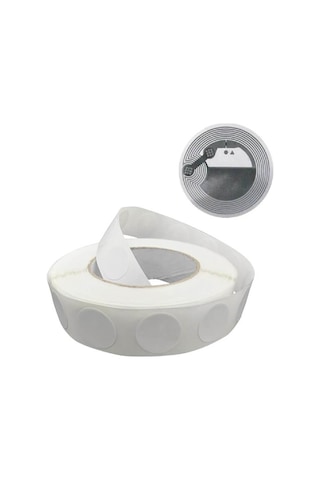 Koodmax - 50 Adet - Ntag213 13.56 Mhz Rfid 144 Byte Nfc Etiket Beyaz - Programlanabilir - Iso14443a