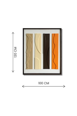Modern Dekoratif 3d Kum Dokulu Minimal Soyut Tablo, Evinize Derinlik Katın-57510684