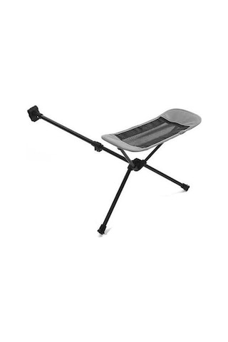Pazly Katlanır Kamp Sandalyesi Footrest Taşınabilir Geri, Gri Renk Hafif Gri