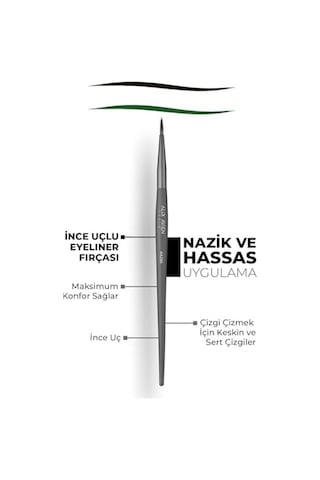 Alıx Avıen İnce Uçlu Eyeliner Fırçası - Eyeliner Brush Aa299