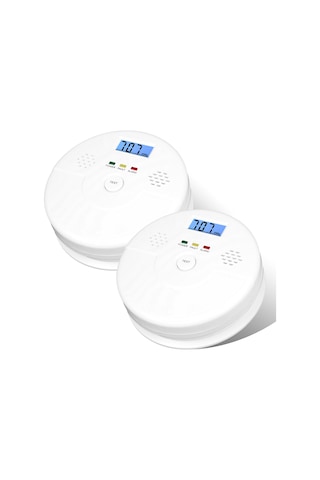 Suofeng Taşınabilir Co Dedektörü - 2'li Set, Yüksek Hassasiyetli Elektrokimyasal Sensör, Lcd Ekran, 0-999ppm, Sesli Ve Işıklı Alarm