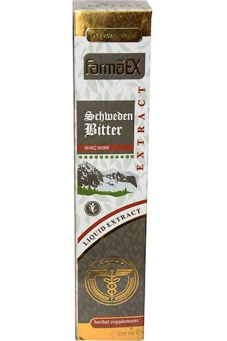 Farmaex İsveç İksiri Şurubu Bitkisel Ekstrakt Alkolsüz 250  ML