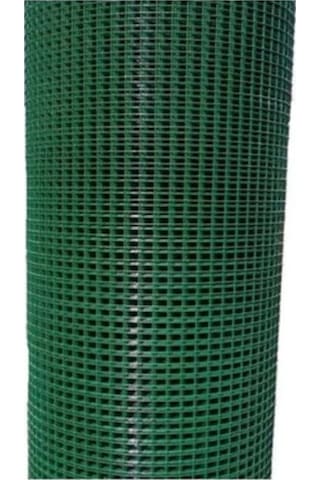 Pvc Puntalı Yeşil Bahçe Çit Teli 12X12 - 100 Cm Yükseklik