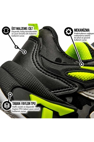 Tuğba Ortopedi T34 Çocuk Rahat Sneaker Sarı