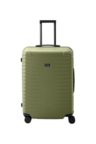 Titan Overseas 4 Wheel M+ Orta Boy Valiz Yeşil